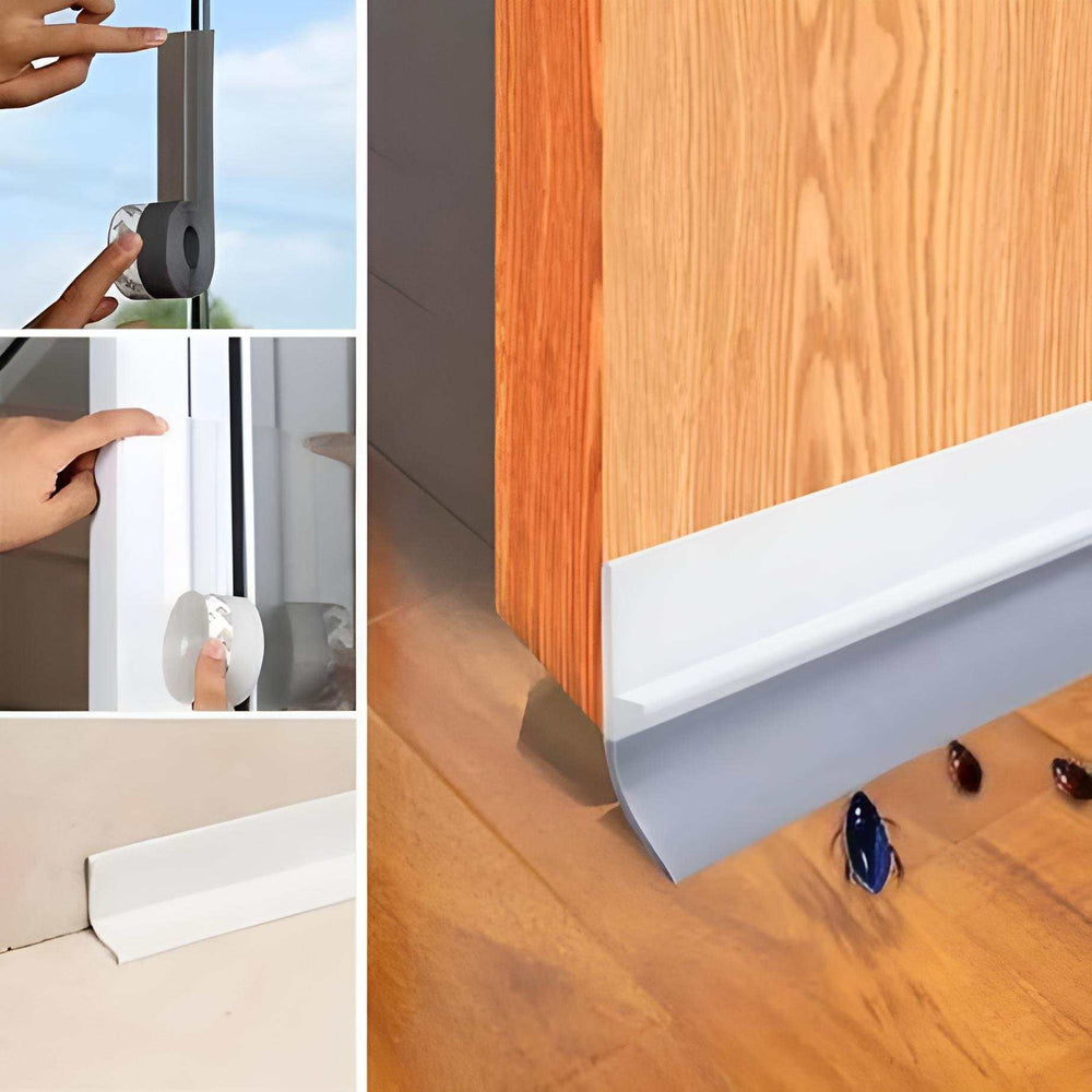 Door Window Sealing Strip Waterproof Self Adhesive Roll 5 Mtr Buy 1 Get 1 Free - Image 5