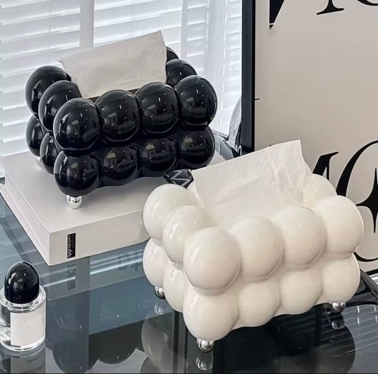 Acrylic Bubble Design Tissue Box - Image 3