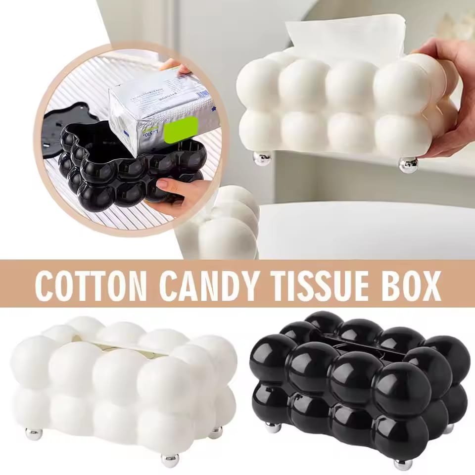 Acrylic Bubble Design Tissue Box - Image 4
