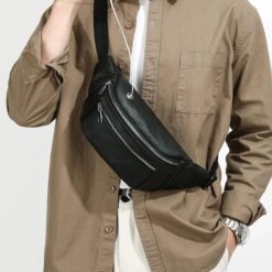 New Genuine Leather Chest Bag | High Quality
