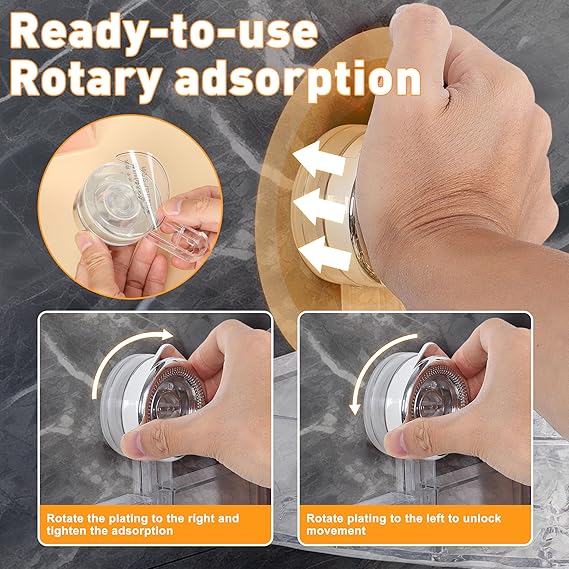 Luxury Wall-Mounted Suction Shelf(Heavy Qaulity) - Image 5