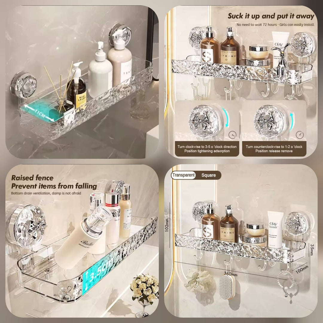 Luxury Wall-Mounted Suction Shelf(Heavy Qaulity) - Image 2