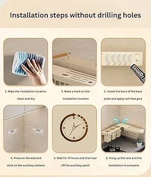 Luxury Sink Kitchen Organizer Rack & Storage Holder - Image 6