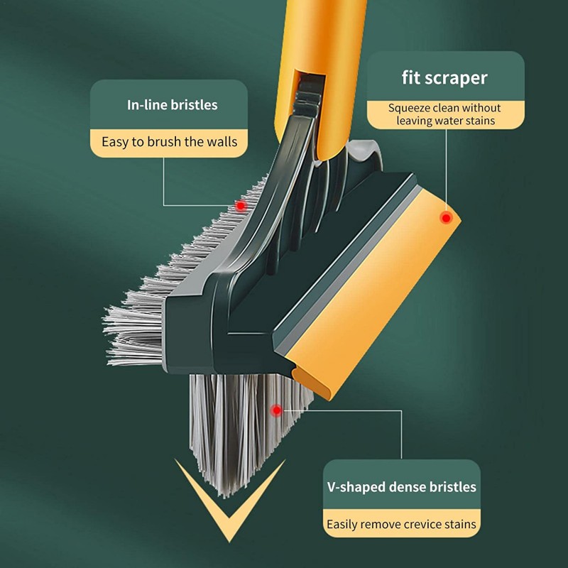 3 in 1 Floor Scrubber Wiper Brush - Image 4