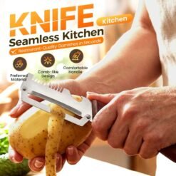 3-in-1 Stainless Steel Kitchen Master Peeler Wooden Handle Bottle Opener