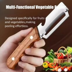 Alternative view of 2-in-1 Multi-Functional Kitchen Knife Style Peeler