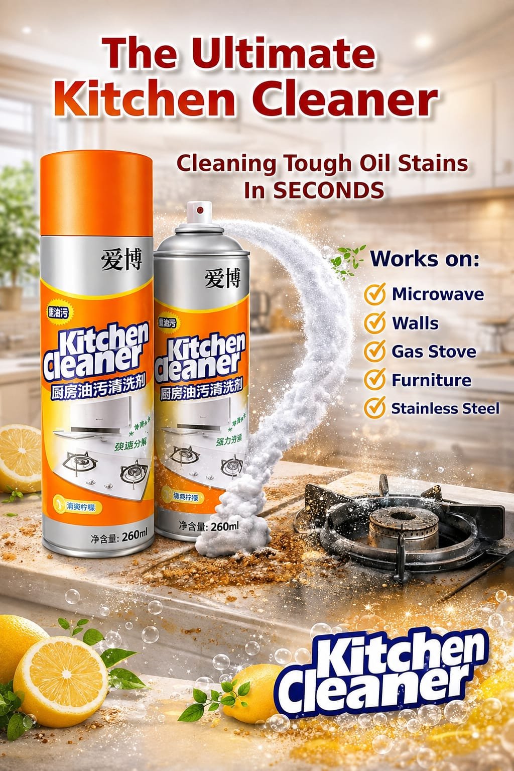 Powerfull Kitchen Cleaner Spray - Image 2