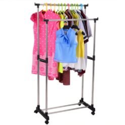 Alternative view of Double-Pole Clothes Rack