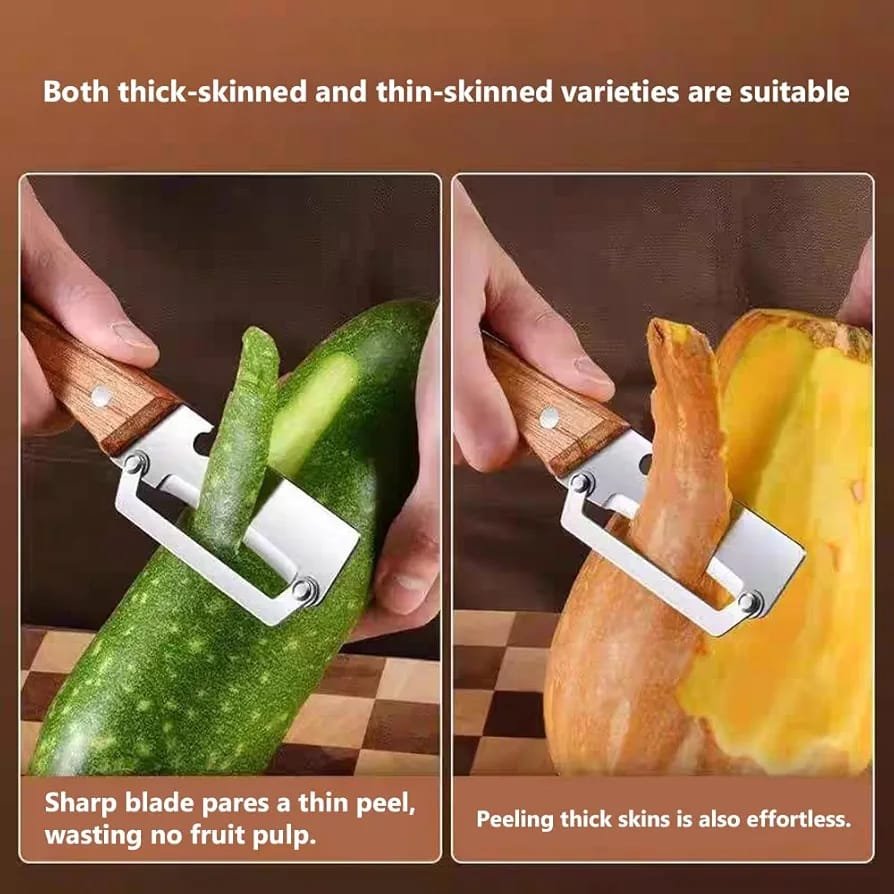 2-in-1 Multi-Functional Kitchen Knife Style Peeler - Image 7