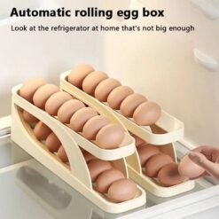Automatic Scrolling Egg Rack Refrigerator Egg Dispenser For Kitchen