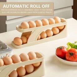 Alternative view of Automatic Scrolling Egg Rack Refrigerator Egg Dispenser For Kitchen