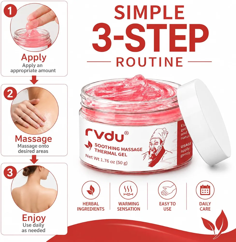 RVDU SOOTHING MASSAGE THERMAL GEL ( BUY 1 GET 1 FREE ) - Image 5