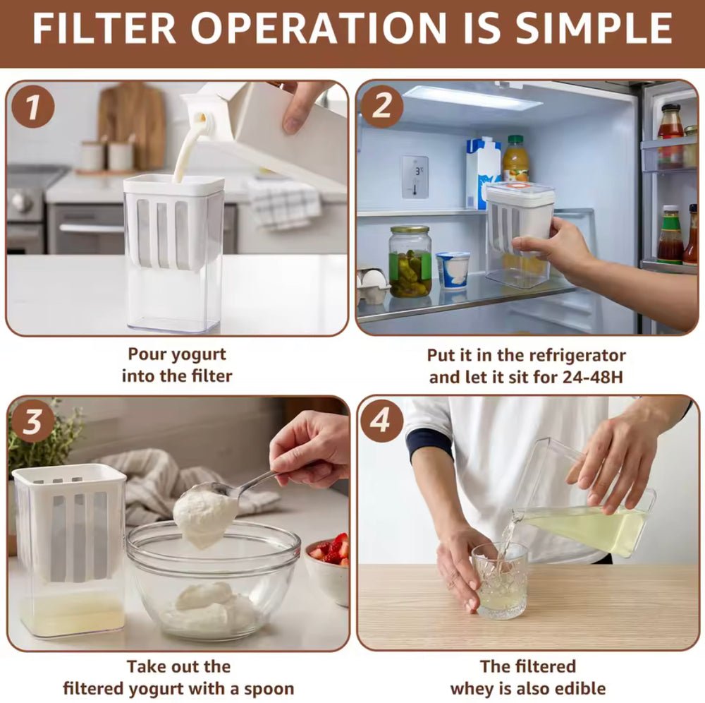 1100ml Greek Yogurt Strainer - Premium Quality - Image 10