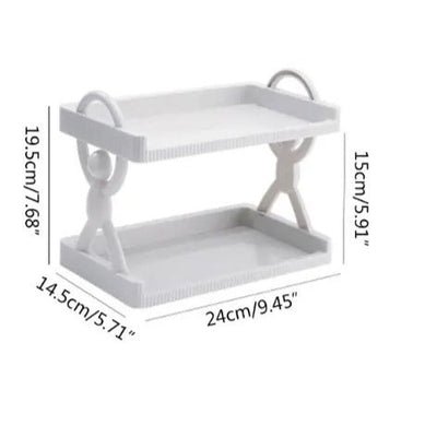 MULTIPURPOSE 2 LAYERS WALL STORAGE SHELF - Image 9