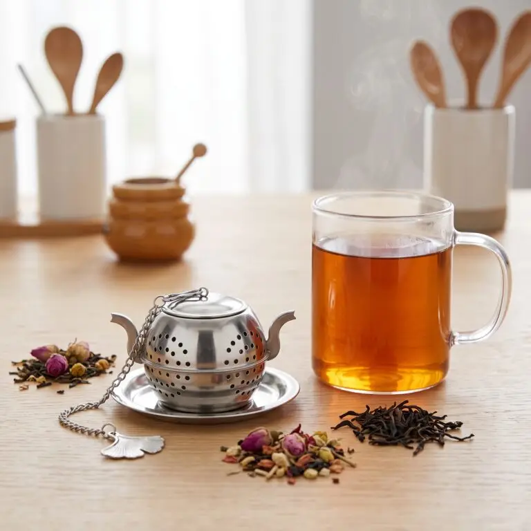 Premium Stainless Steel Novelty Tea Infuser (Mini Teapot Shape & Tea House Shape) (Buy 1 Get 1 Free) - Image 2