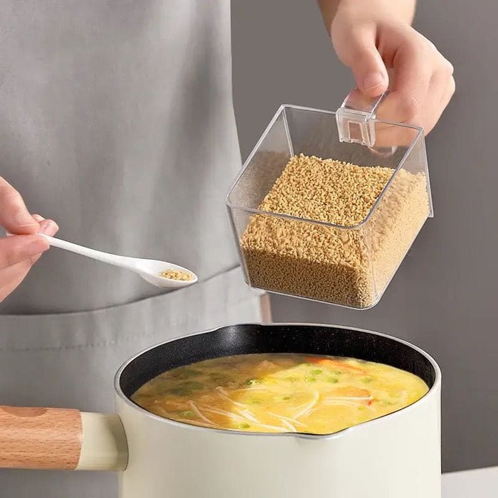 5 IN 1 ACRYLIC WALL MOUNTED SPICES BOX - Image 8