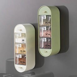 Alternative view of 5 IN 1 ACRYLIC WALL MOUNTED SPICES BO