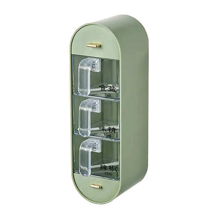 5 IN 1 ACRYLIC WALL MOUNTED SPICES BOX - Image 7