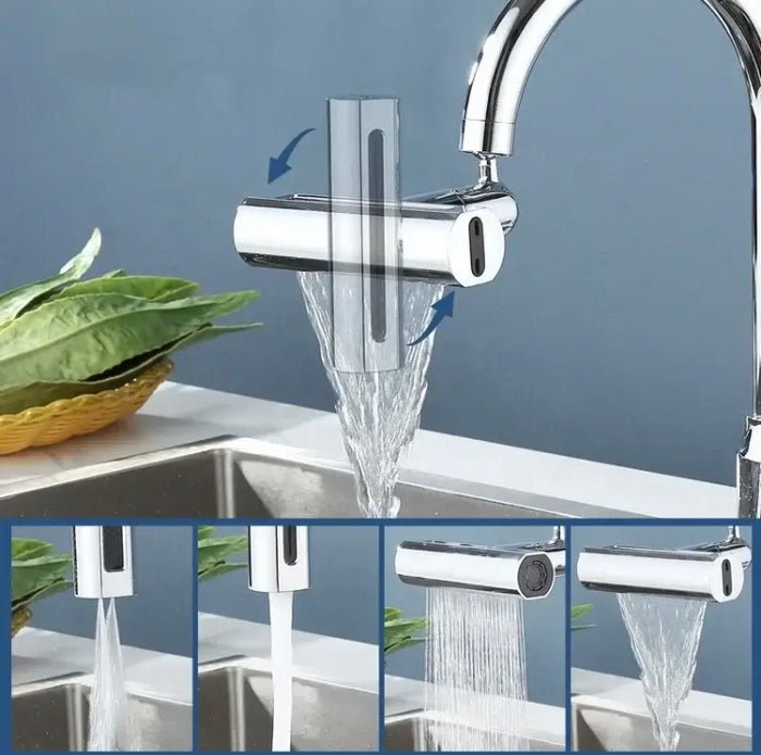 Universal Kitchen Waterfall Faucet 4-Mode Nozzle for Kitchen Sink - Image 5