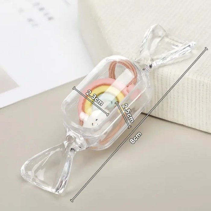 10pcs Set Mini Transparent Candy Jewellery Storage Box Sweet Candy Shaped - Image 8
