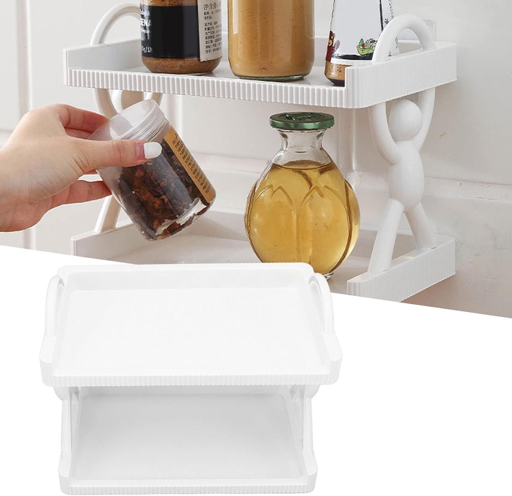MULTIPURPOSE 2 LAYERS WALL STORAGE SHELF - Image 7