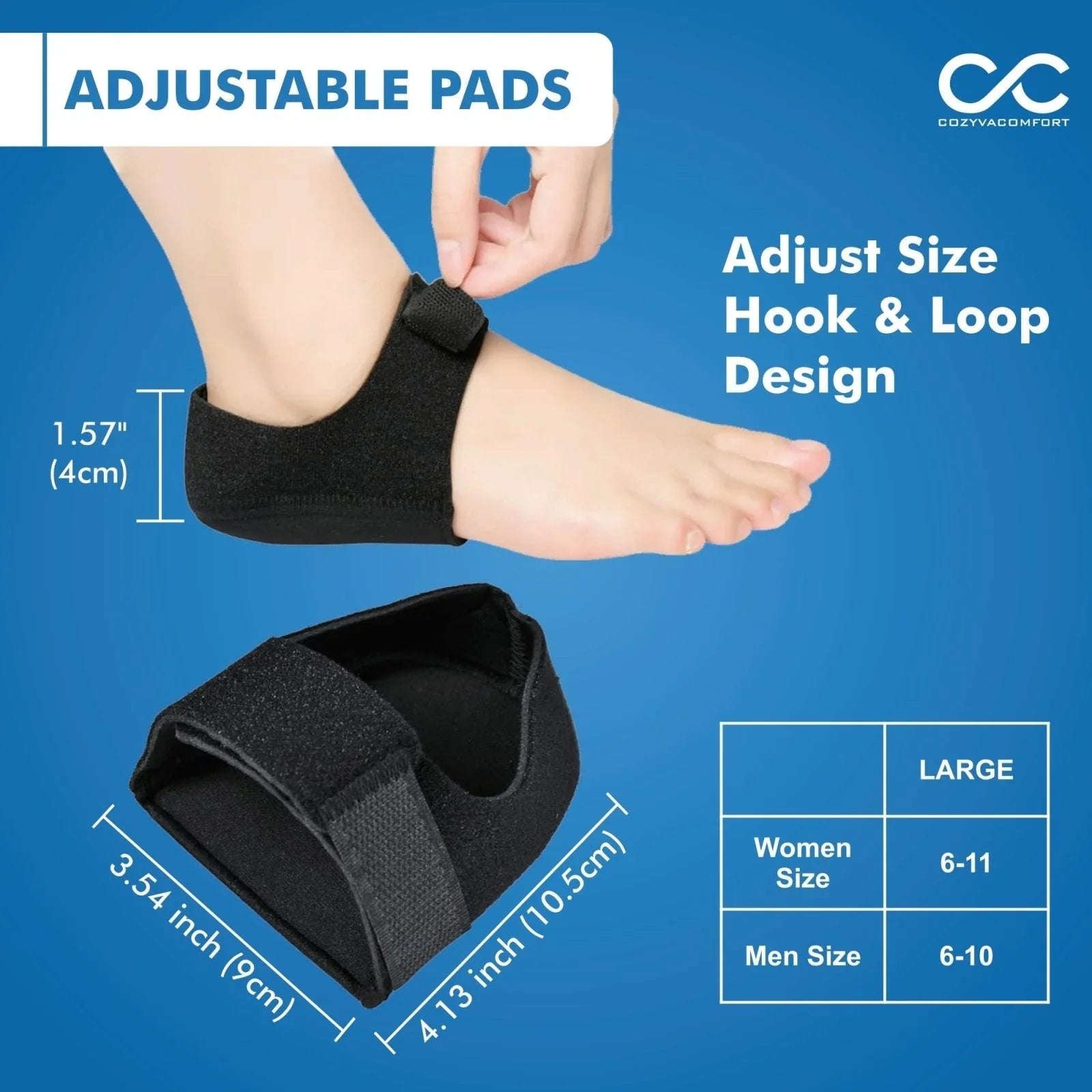 Heel Pad For Heel Pain Relief Anti Slip Strips - Image 11